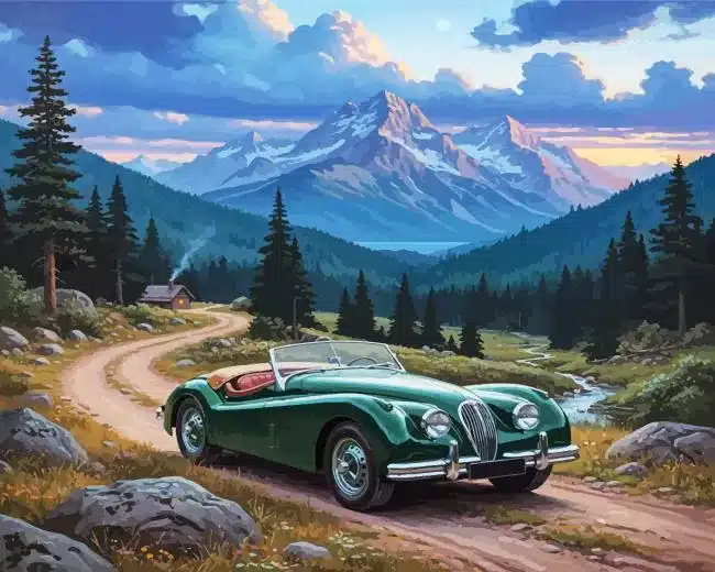 Deep Woods Drive Paint by Numbers