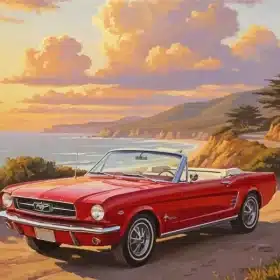 Sunday Drive Paint by Numbers 