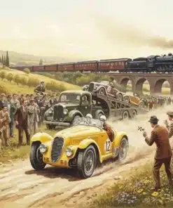 Vintage Racing Paint by Numbers