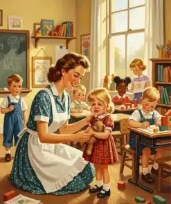 First Day Of School Paint by Numbers