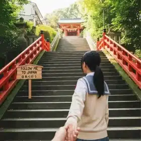 Follow Me To Japan Art Paint by Numbers 