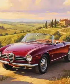Italian Classic Car Paint by Numbers
