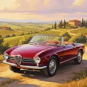 Italian Classic Car Paint by Numbers