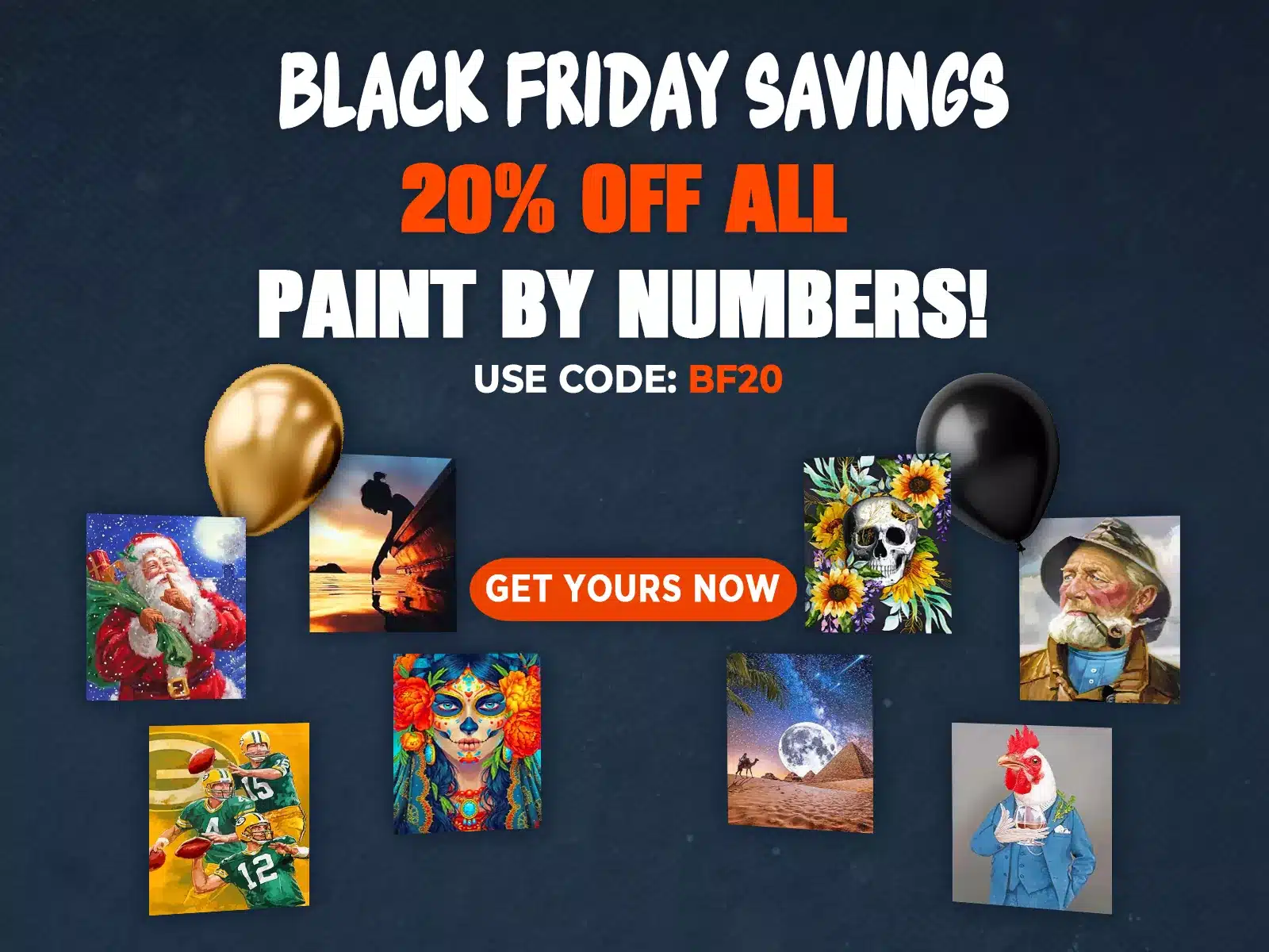 modern paint by numbers Black Friday Sale