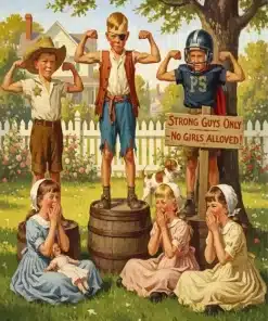 Strong Guys Only Paint by Numbers