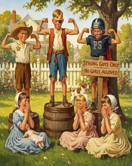 strong girls only paint by number Strong Guys Only Paint by Numbers