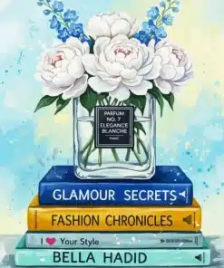 Perfume And Books Paint By Numbers
