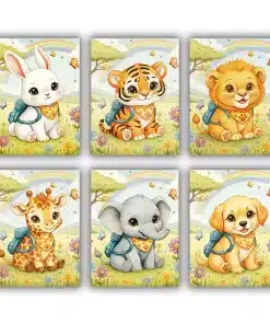 Sweet Safari Mini Paint by Numbers