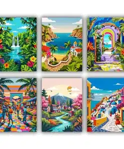 Scenic Escapes Mini Paint by Numbers