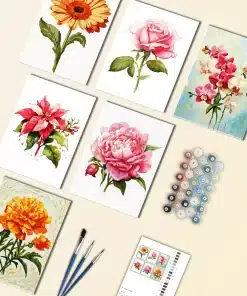 Garden Blossoms Mini Paint by Numbers