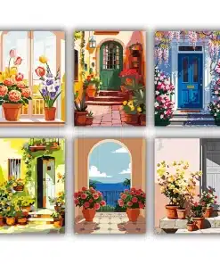 Charming Doors Mini Paint by Numbers