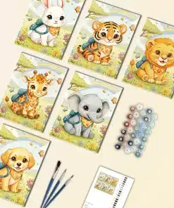Sweet Safari Mini Paint by Numbers