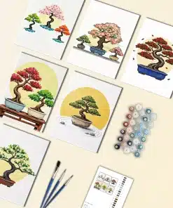Bonsai Trees Mini Paint by Numbers