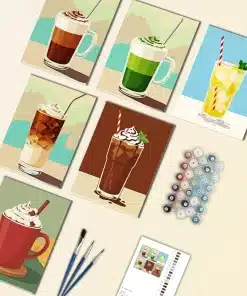 Refreshing Drinks Mini Paint by Numbers