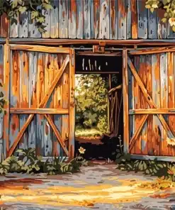 Barns Entrance Paint by Numbers