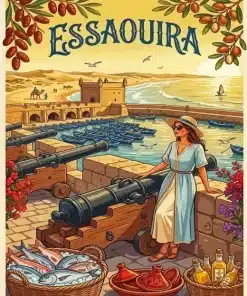 Essaouira Morocco Paint by Numbers