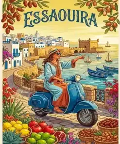 Essaouira Trip Paint by Numbers