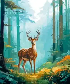 Forest Guardian Paint by Numbers