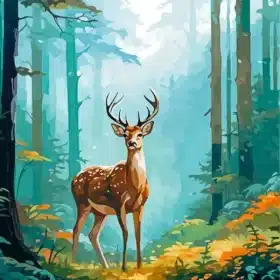 Forest Guardian Paint by Numbers 