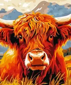 Golden Highland Paint by Numbers