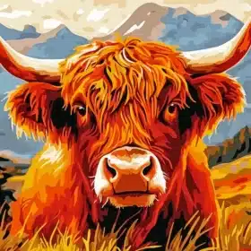 Golden Highland Paint by Numbers