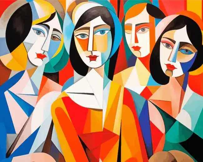 Les Demoiselles Paint by Numbers