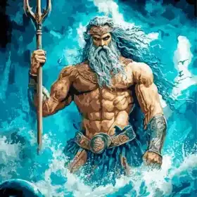 Poseidon Wrath Paint by Numbers 