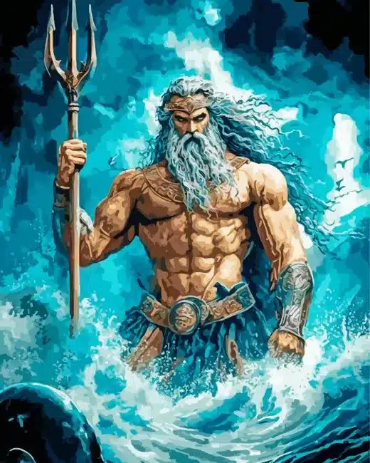 Poseidon Wrath Paint by Numbers