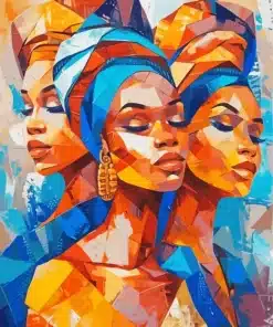 African Ladies Paint by Numbers