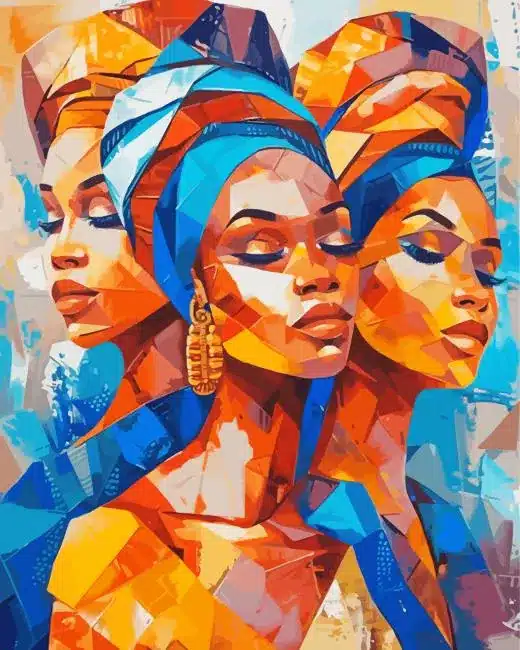 African Ladies Paint by Numbers