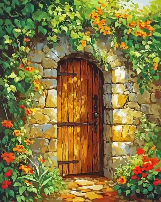 Garden Door Paint by Numbers