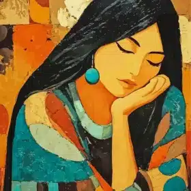 Native Lady Paint By Numbers