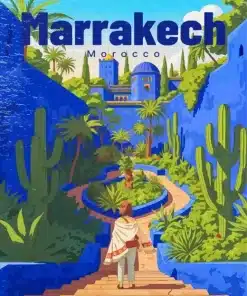 Marrakech Morocco Paint By Numbers
