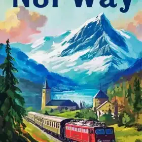 Norway Poster Paint By Numbers 