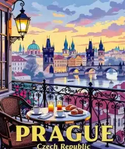 Prague Czech Republic Paint By Numbers