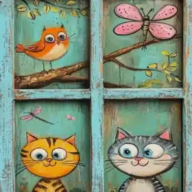 Adorable Animals Paint By Numbers