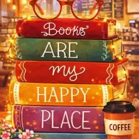 Books Are My Happy Place Paint By Numbers 