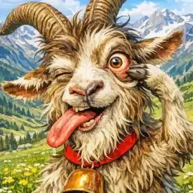 Crazy Goat Paint By Numbers