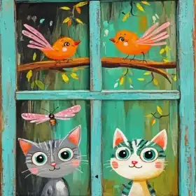 Cute Animals Paint By Numbers