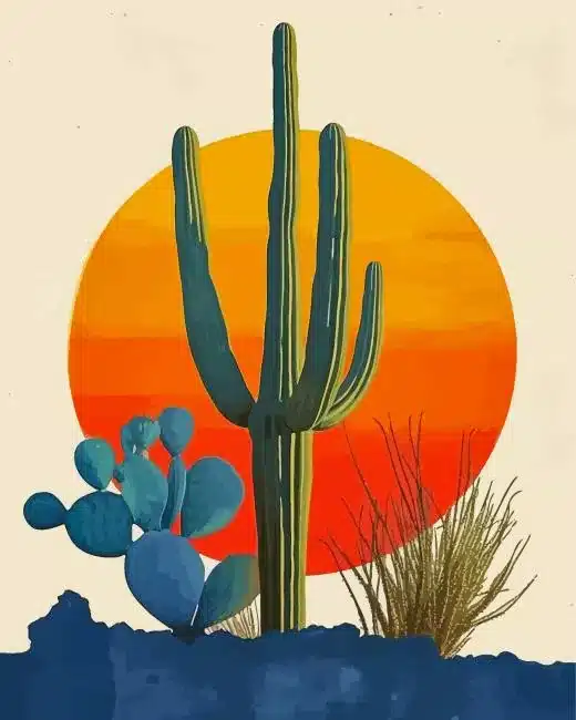 Desert Art Paint By Numbers