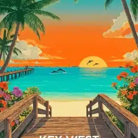 Key West Florida keys Paint By Numbers