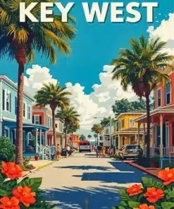 Key West Florida Paint By Numbers