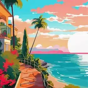 Key West Art Paint By Numbers