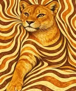 Lioness Art Paint By Numbers