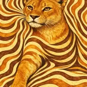 Lioness Art Paint By Numbers