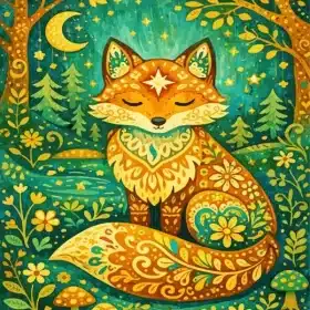 Whimsical Fox Paint By Numbers