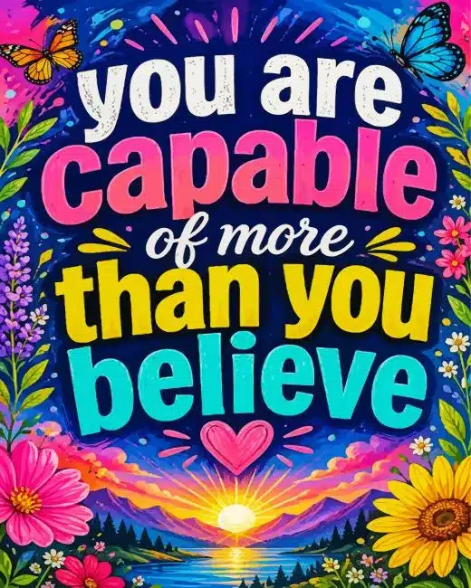 you are capable of more than you believe paint by numbers You Are Capable Paint By Numbers