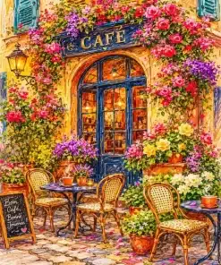 Cafe Shop Paint By Numbers
