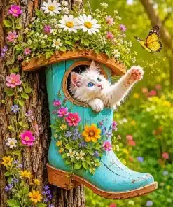Cat House Paint By Numbers