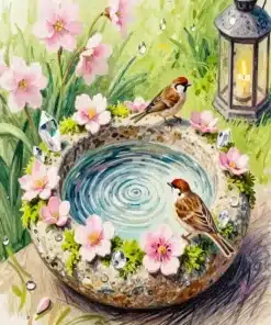 Cute Birds Paint By Numbers